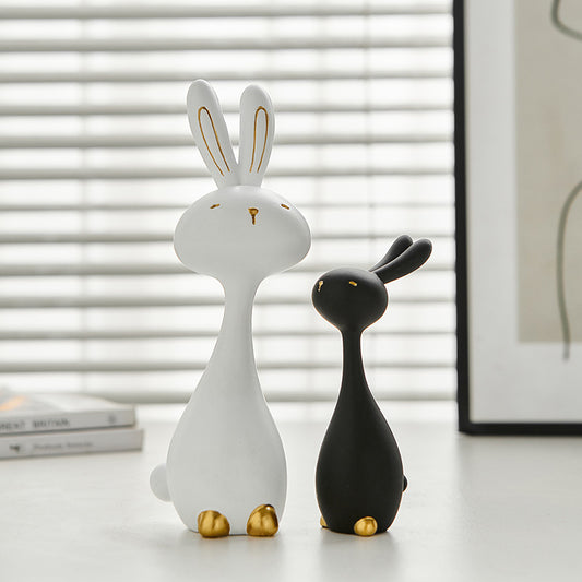 Advanced Simple Modern Rabbit Small Ornaments