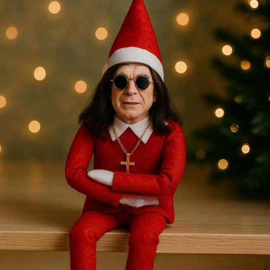 Fashion Ozzy Christmas Elf Doll – Resin Xmas Tree Decoration Ornament