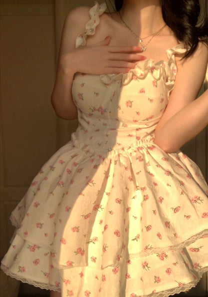 Fashion Floral Strap Dress Women -Havenora