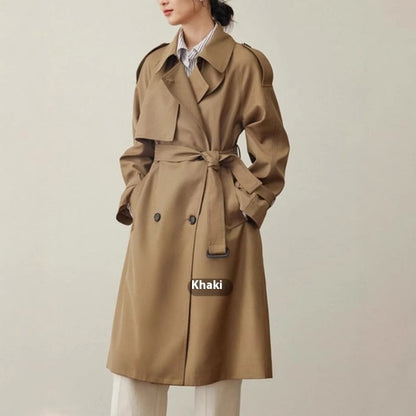 New Mid-length Trench Coat For Women - Havenora