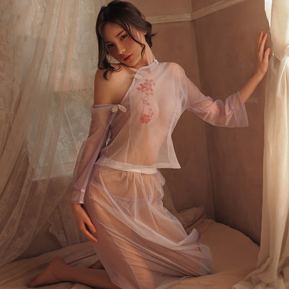 Erotic Underwear Perspective Uniform Passion Retro Suit Women