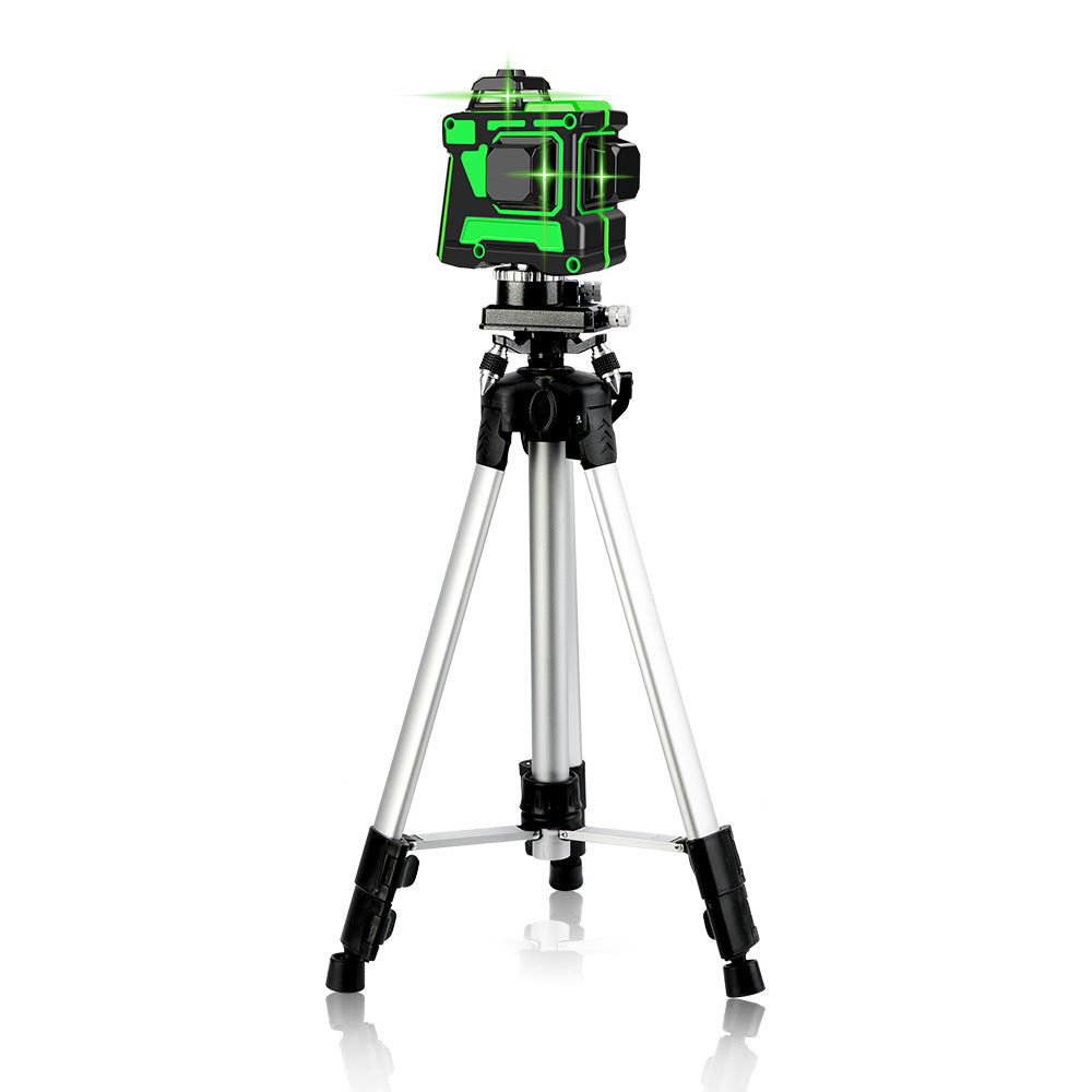 Green Light 12-Line Laser Level - Automatic Leveling 3D Professional Tool. Havenora