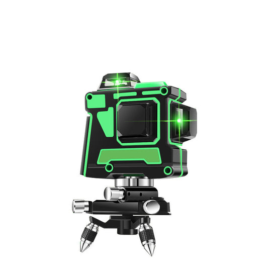 Green Light 12-Line Laser Level - Automatic Leveling 3D Professional Tool. Havenora
