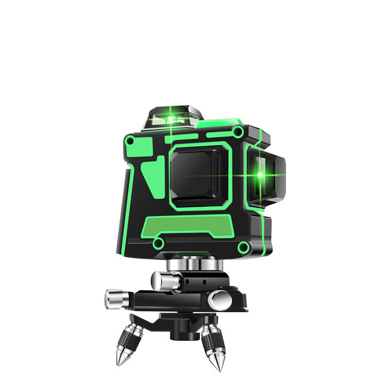 Green Light 12-Line Laser Level - Automatic Leveling 3D Professional Tool. Havenora