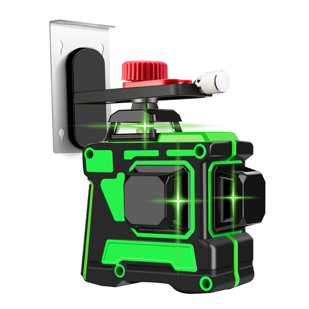Green Light 12-Line Laser Level - Automatic Leveling 3D Professional Tool. Havenora