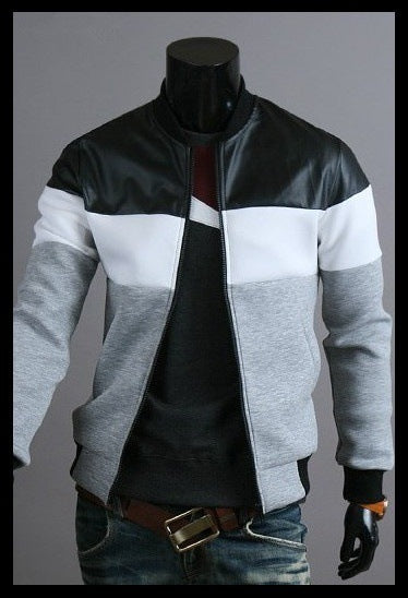 Men's Sports Jacket - Stand-Up Collar Zipper Fit Athletic Jacket | Havenora