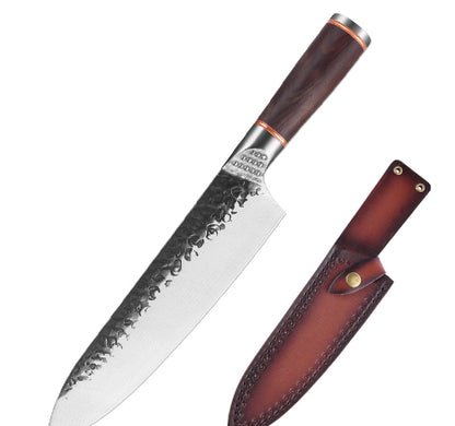 Forged Hammer Pattern Cutting Tool - Professional Stainless Steel Chef Knife | Havenora