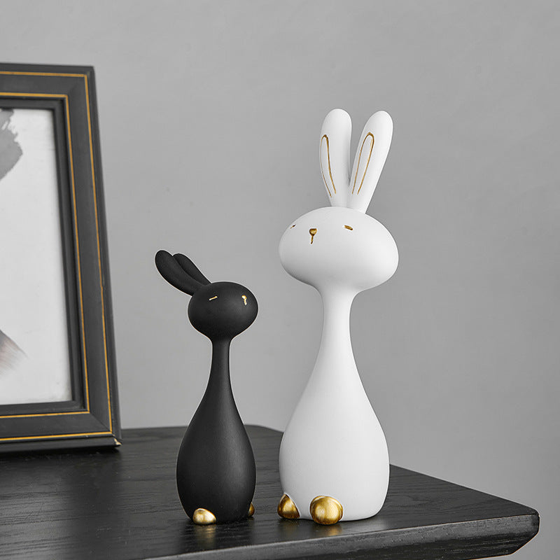 Advanced Simple Modern Rabbit Small Ornaments
