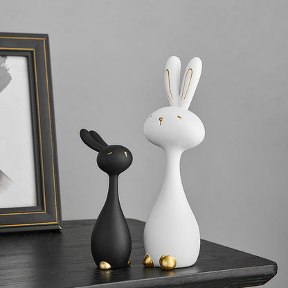 Advanced Simple Modern Rabbit Small Ornaments