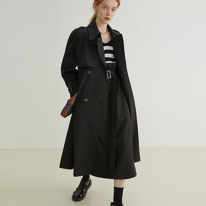 New Mid-length Trench Coat For Women - Havenora