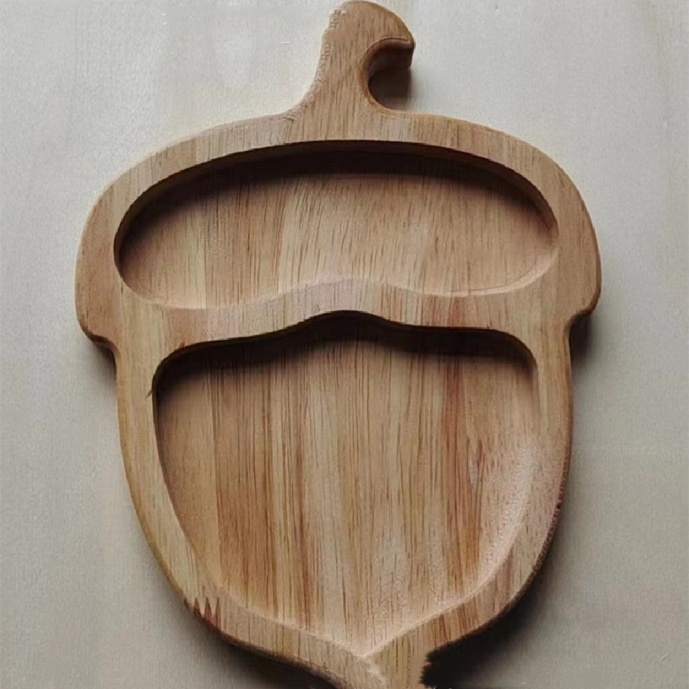 Wooden Snack Tray - Fruit & Animal Shaped Serving Platter | Havenora