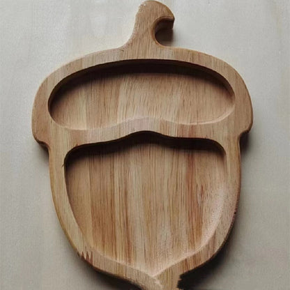 Wooden Snack Tray - Fruit & Animal Shaped Serving Platter | Havenora