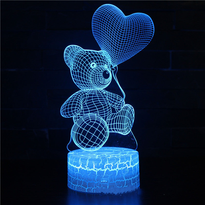 3D LED Acrylic Night Light - 16 Colors USB Neon Sign Lamp Gift | Havenora