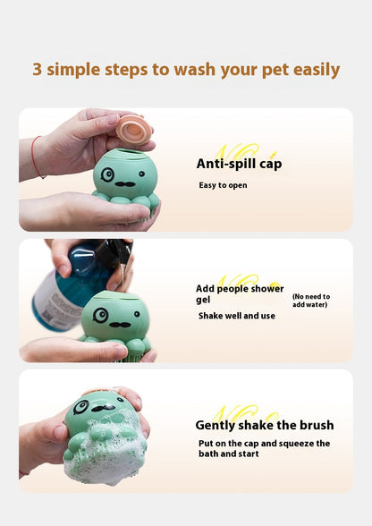 Pet Shower Brush - Silicone Bath Massage Comb for Dogs | Havenora