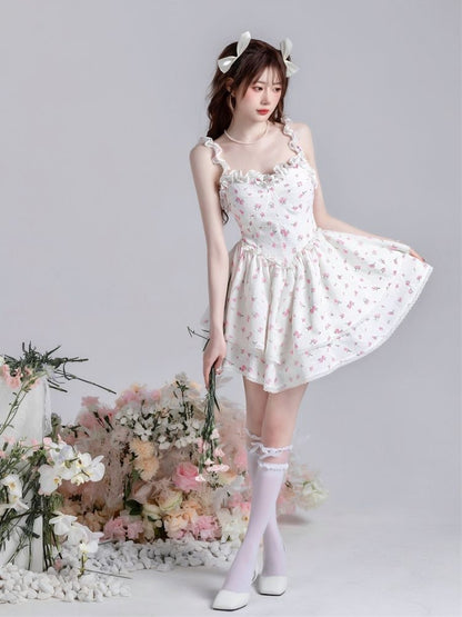Fashion Floral Strap Dress Women -Havenora