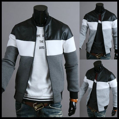 Men's Sports Jacket - Stand-Up Collar Zipper Fit Athletic Jacket | Havenora