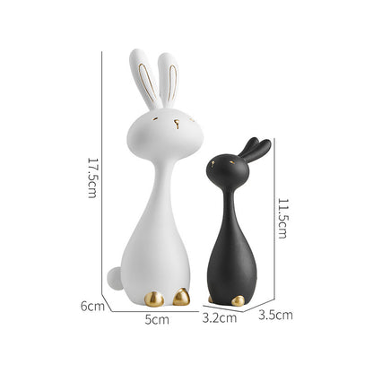 Advanced Simple Modern Rabbit Small Ornaments