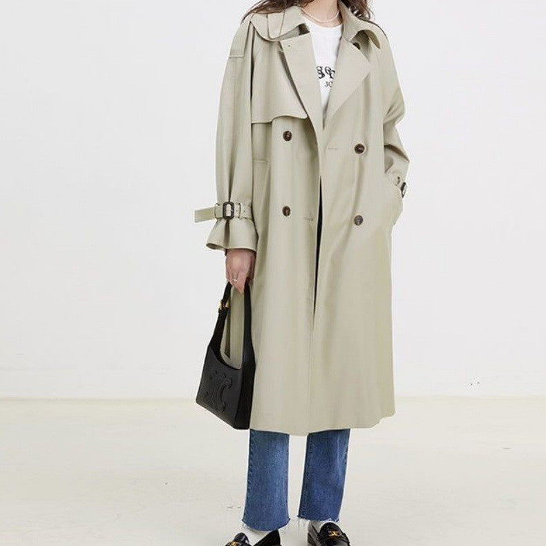 New Mid-length Trench Coat For Women - Havenora