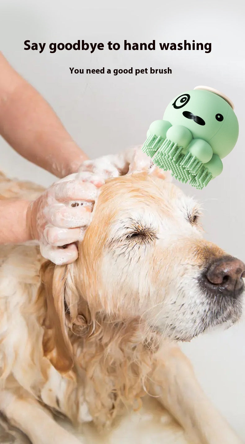 Pet Shower Brush - Silicone Bath Massage Comb for Dogs | Havenora