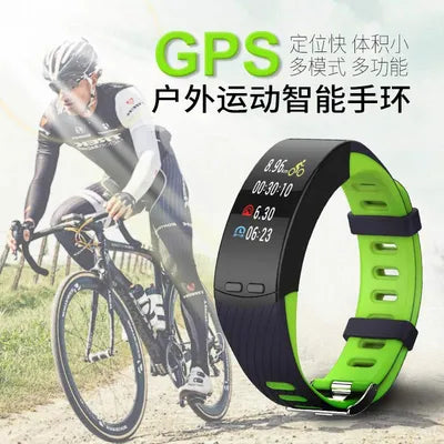 Smart GPS Outdoor Sports Bracelet – Running, Cycling, Fitness Tracker with Sleep & Health Monitoring