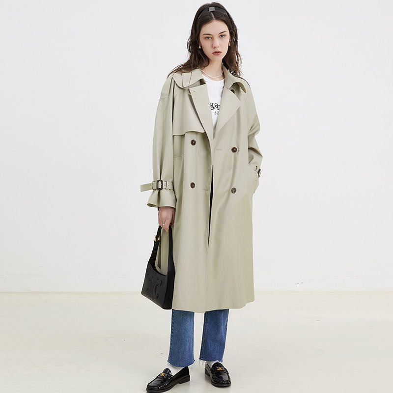 New Mid-length Trench Coat For Women - Havenora