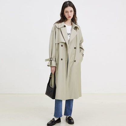 New Mid-length Trench Coat For Women - Havenora