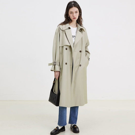 New Mid-length Trench Coat For Women - Havenora