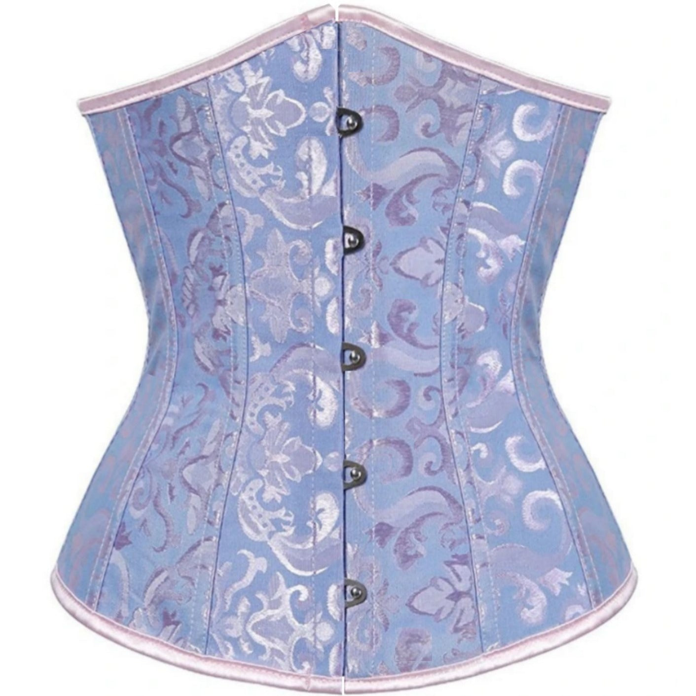 Jacquard Belt Clip Court Corset - Waist Cincher Shapewear | Havenora