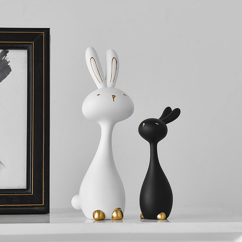 Advanced Simple Modern Rabbit Small Ornaments