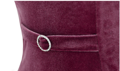 Fashion Purple One-Piece Lingerie Set - 5-Piece Jumpsuit with Accessories | Havenora