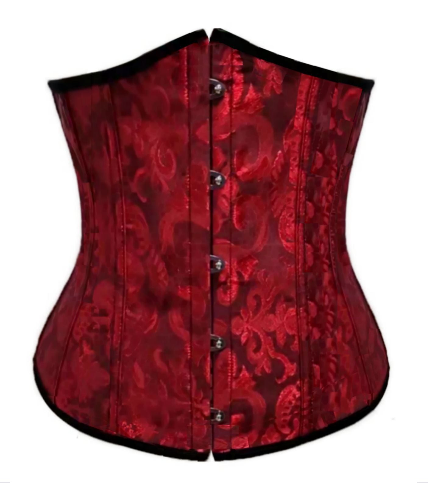 Jacquard Belt Clip Court Corset - Waist Cincher Shapewear | Havenora