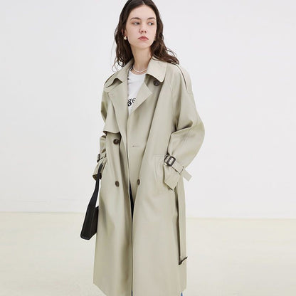 New Mid-length Trench Coat For Women - Havenora